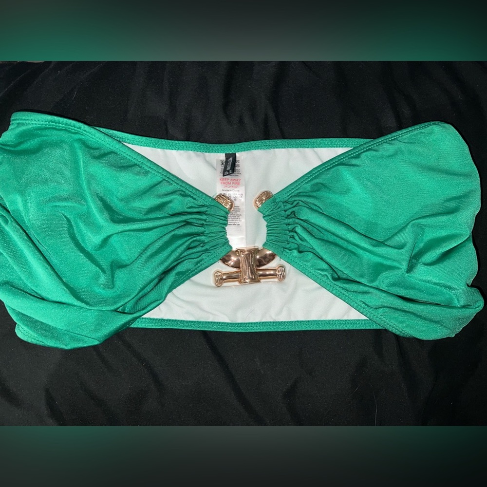Pretty little things green swimsuit US size 12